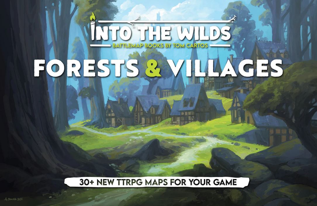 Into the Wilds Battlemap Books - Forests & Villages *PRE-ORDER*