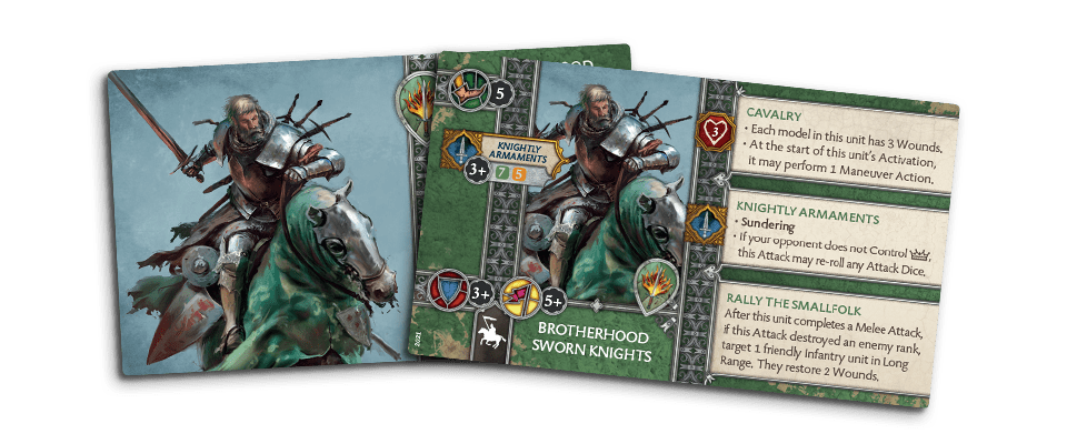 A Song of Ice and Fire: Tabletop Miniatures Game - Brotherhood Without Banners: Sworn Knights *PRE-ORDER*