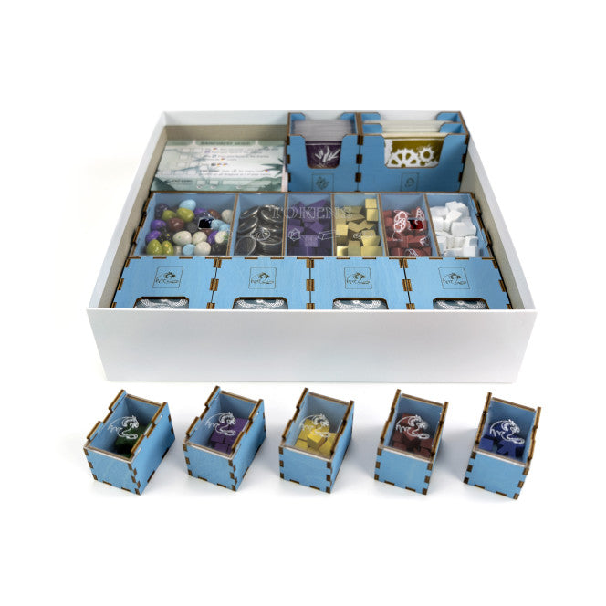 Gaming Trunk - Wyrm Organizer for Wyrmspan (Sky Blue Deluxe)