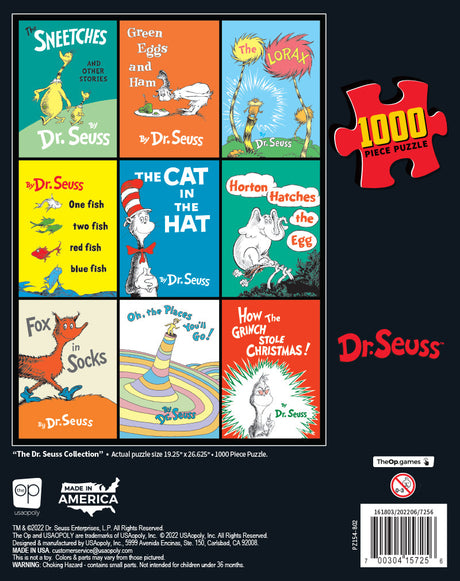 Puzzle - USAopoly - The Dr. Seuss Collection (1000 Pieces)