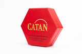 CATAN® Premium Robber & Metal Dice Set- Cat’s Eye Aquamarine