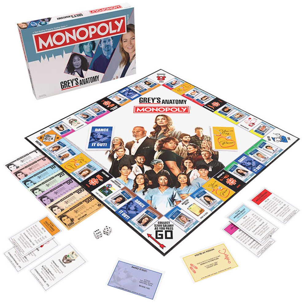 Monopoly: Grey's Anatomy *PRE-ORDER* – Board Game Bliss