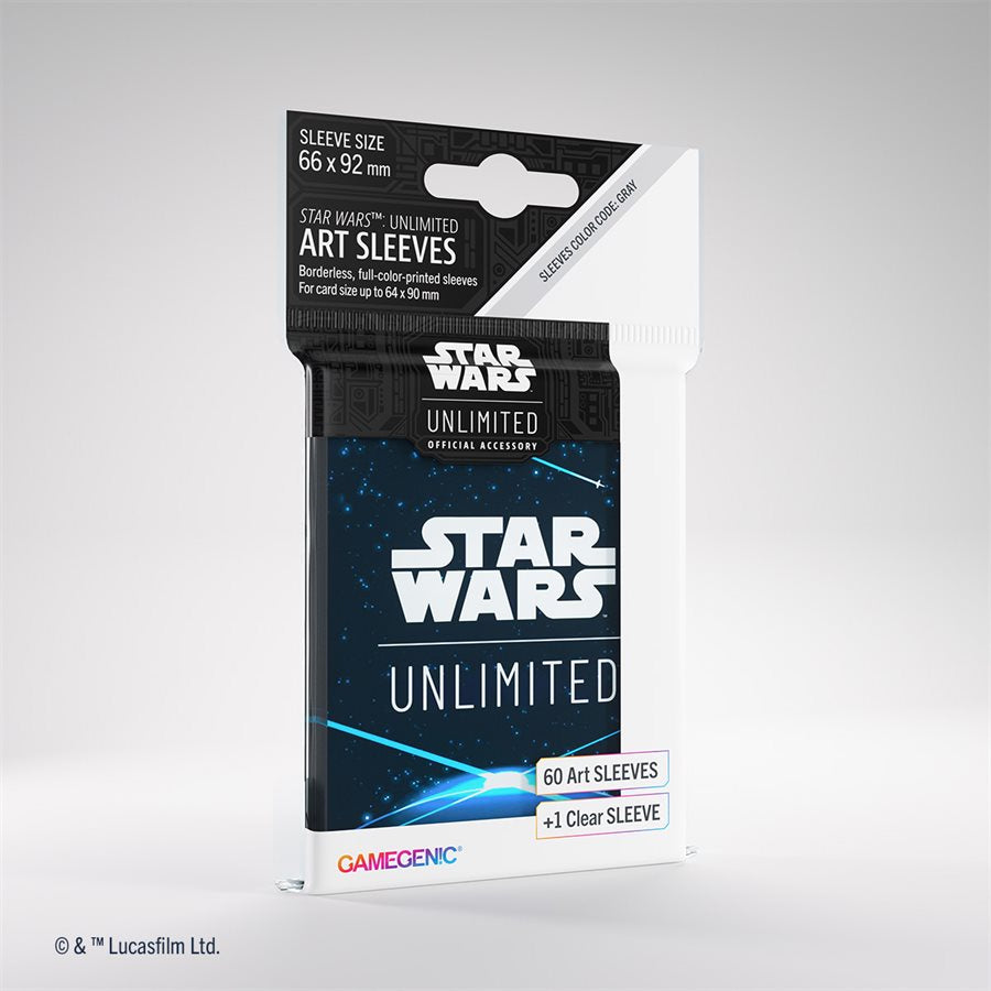 Gamegenic - Star Wars: Unlimited Art Sleeves: Space Blue (60ct)