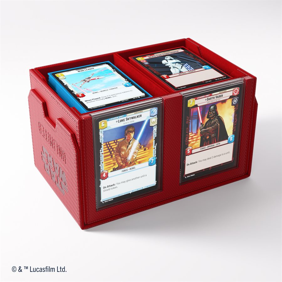 Gamegenic - Star Wars: Unlimited Double Deck Pod: Red