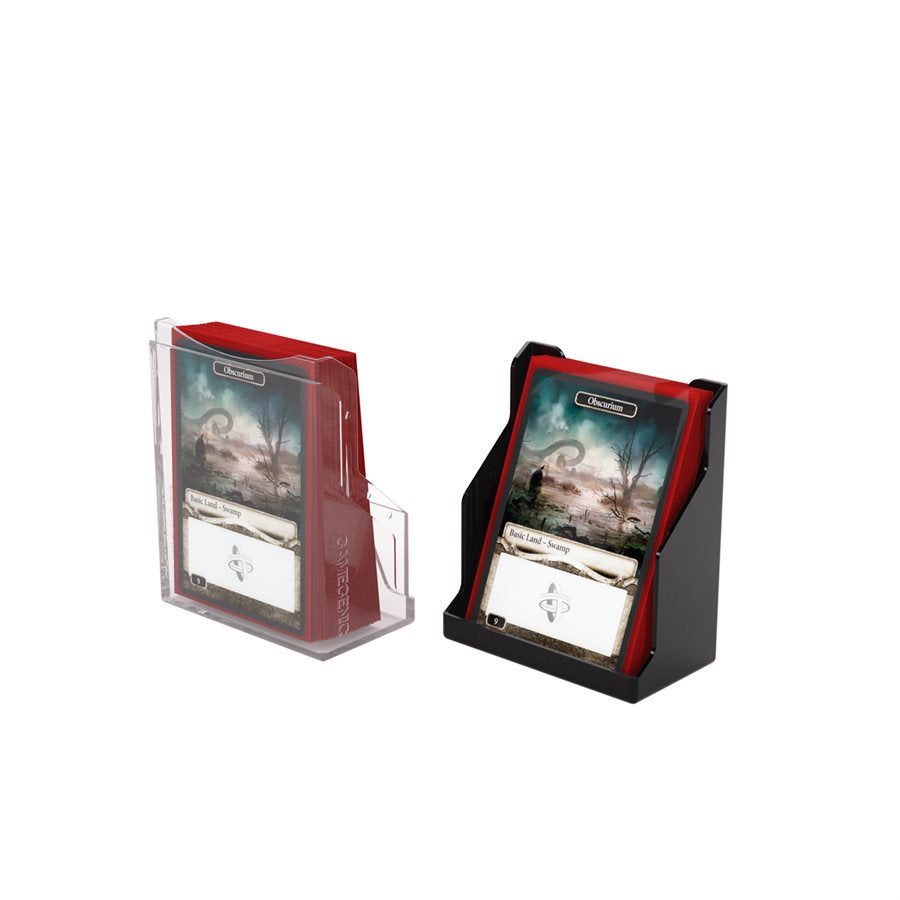 Gamegenic: Bastion Deck Box - Black / Clear (50ct)