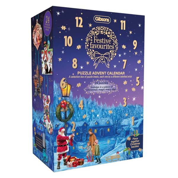 Puzzle - Gibsons - Festive Favourites Advent Calendar (24 Pieces)