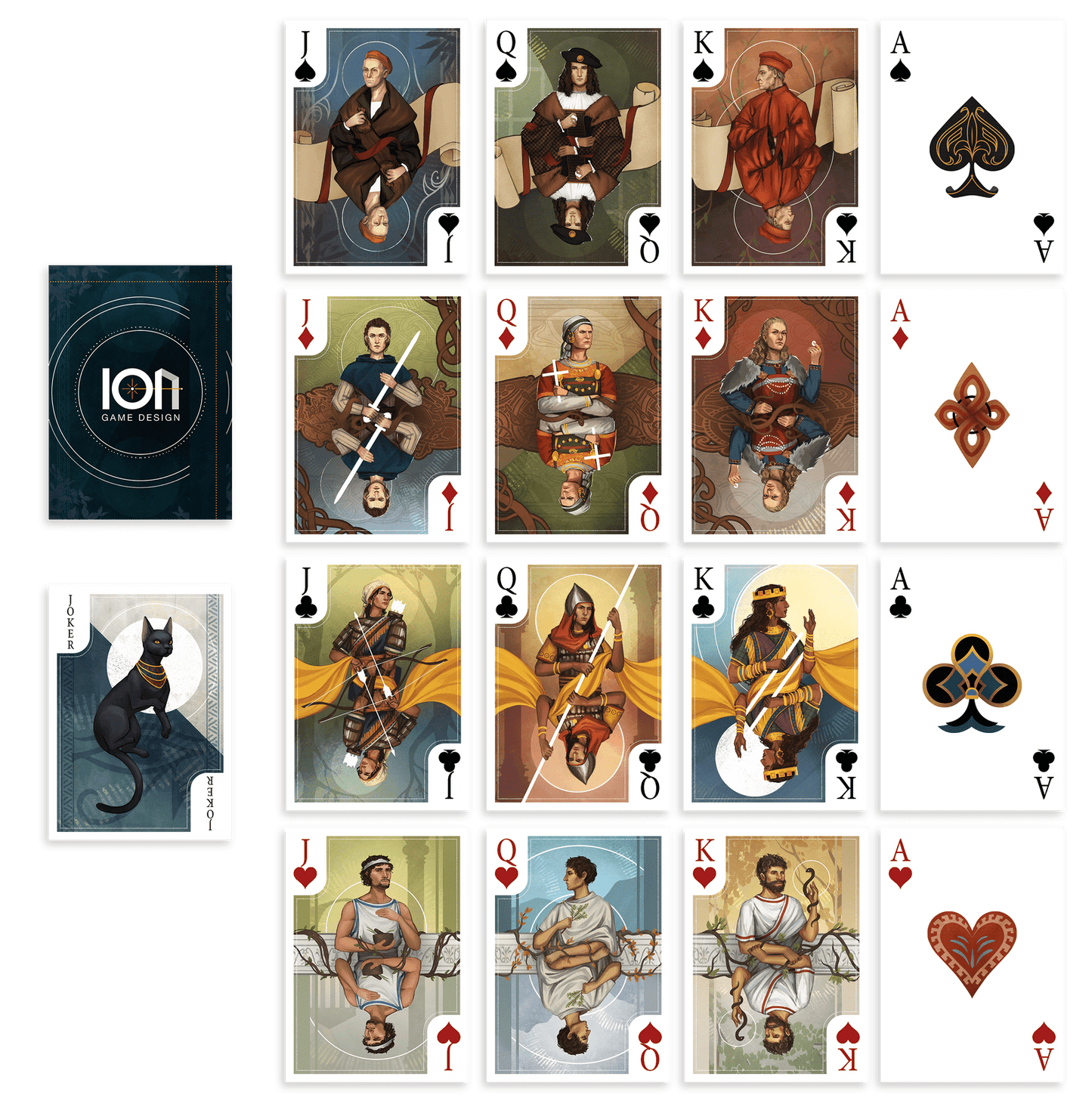 ION historical playing cards