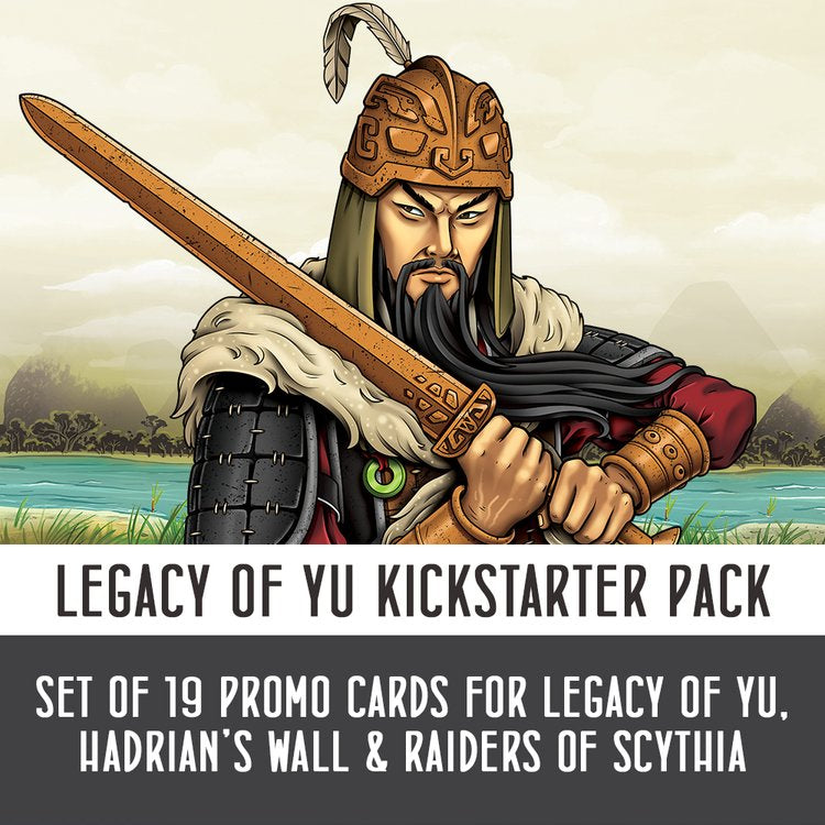 Hadrian’s Wall, Raiders of Scythia, and Legacy of Yu: 2022 Kickstarter Promo