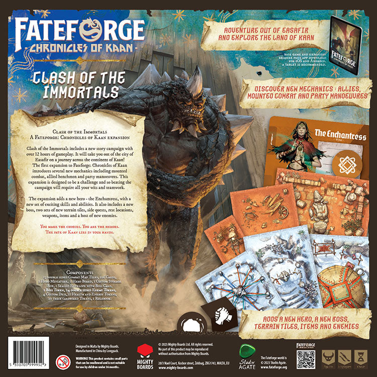 Fateforge: Chronicles of Kaan – Clash of the Immortals - Deluxe Edition