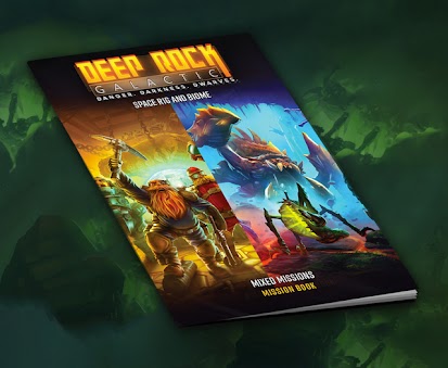 Deep Rock Galactic: The Board Game – Mixed Missions Book