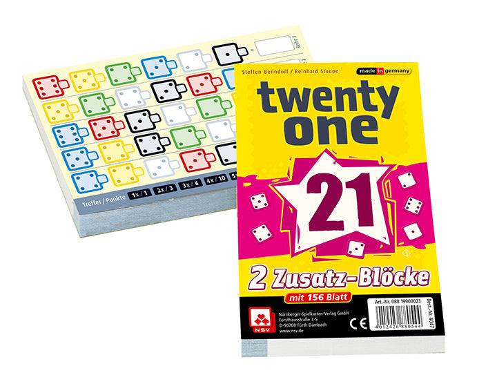 Twenty One - additional blocks (2 pieces) (German Import)