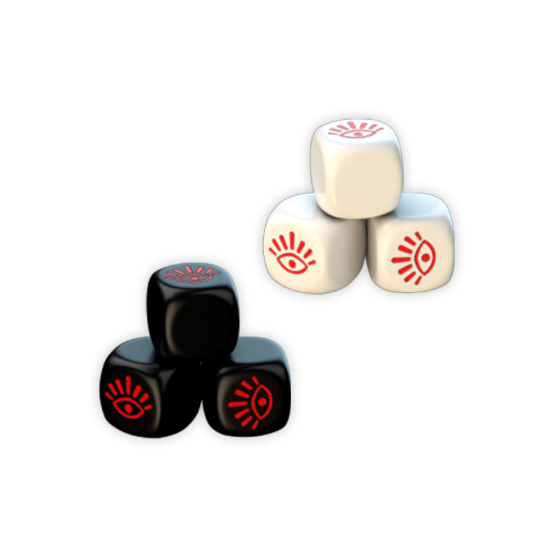 One More Quest – Custom Eyecon Dice Set