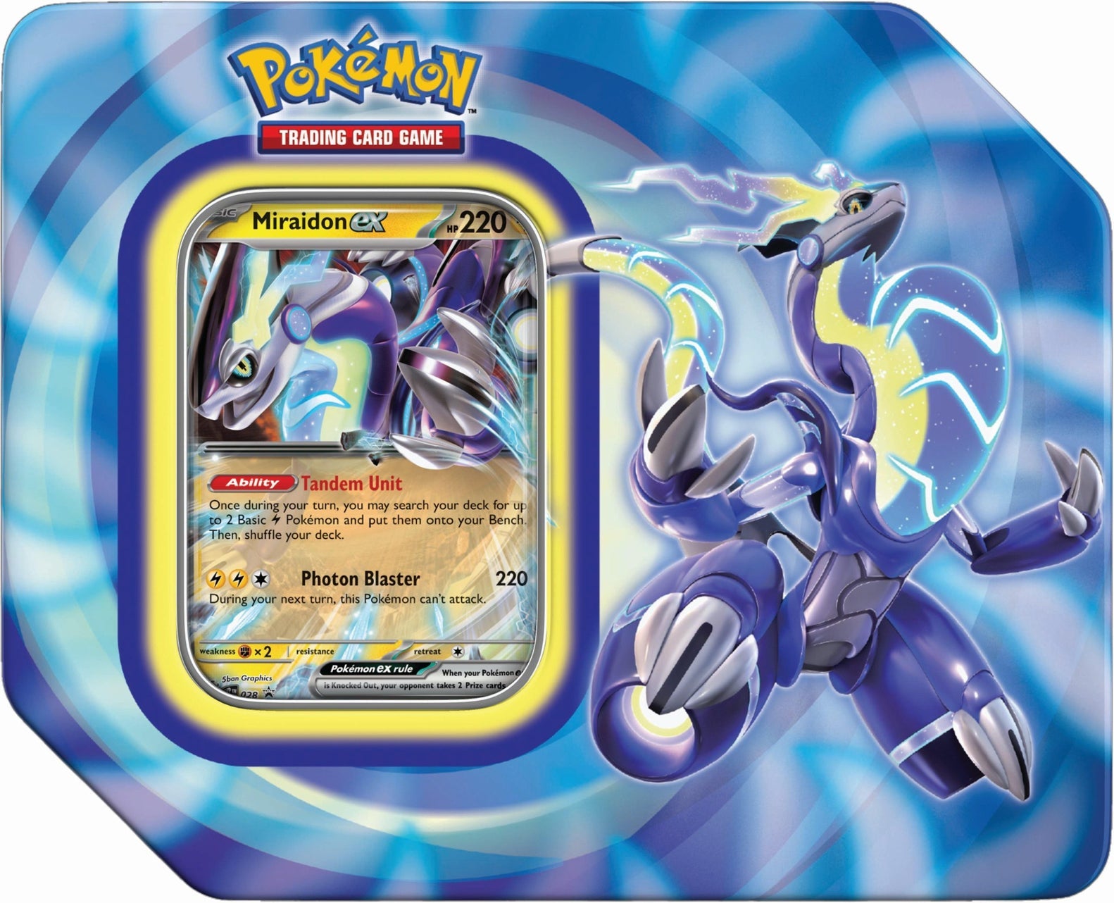 Pokemon - Paldea Legends Tin (Miraidon Ex)