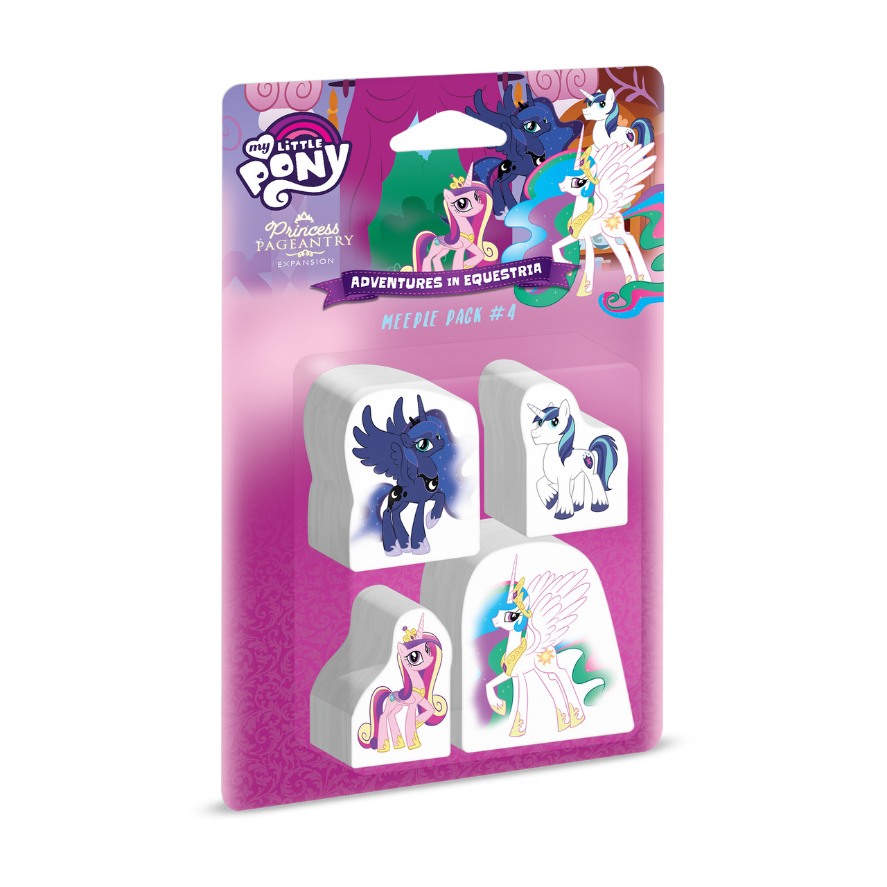 My Little Pony: Adventures in Equestria Deck-Building Game –  Princess Pageantry Expansion: Meeple Pack #4