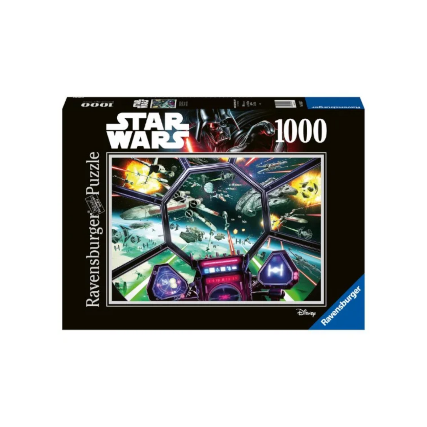 Puzzle - Ravensburger - Star Wars: TIE Fighter Cockpit (1000 Pieces)