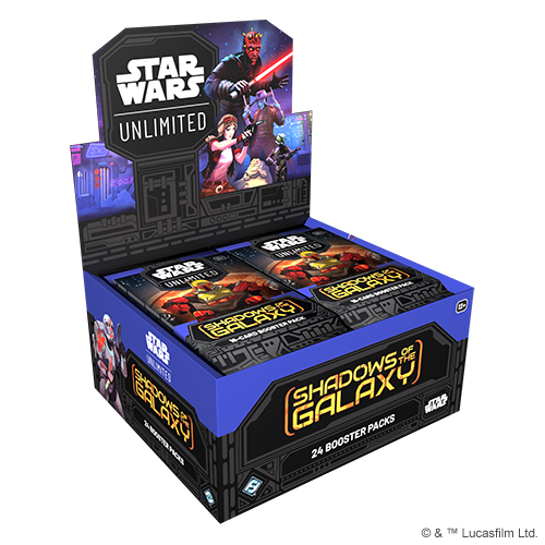 Star Wars: Unlimited – Shadows of the Galaxy Draft Booster Box *PRE-ORDER*