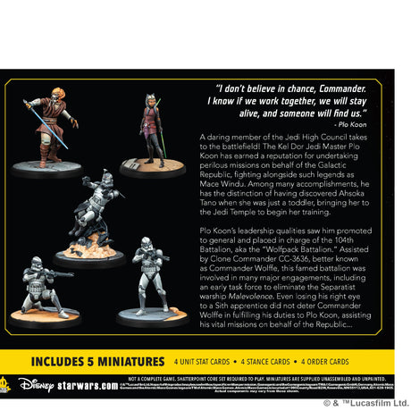 Star Wars: Shatterpoint – Lead by Example Squad Pack