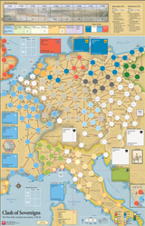 Clash of Sovereigns/Clash of Monarchs Mounted Map