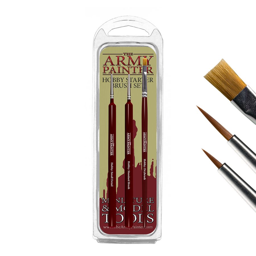 Army Painter - Hobby Starter Brush Set of 3