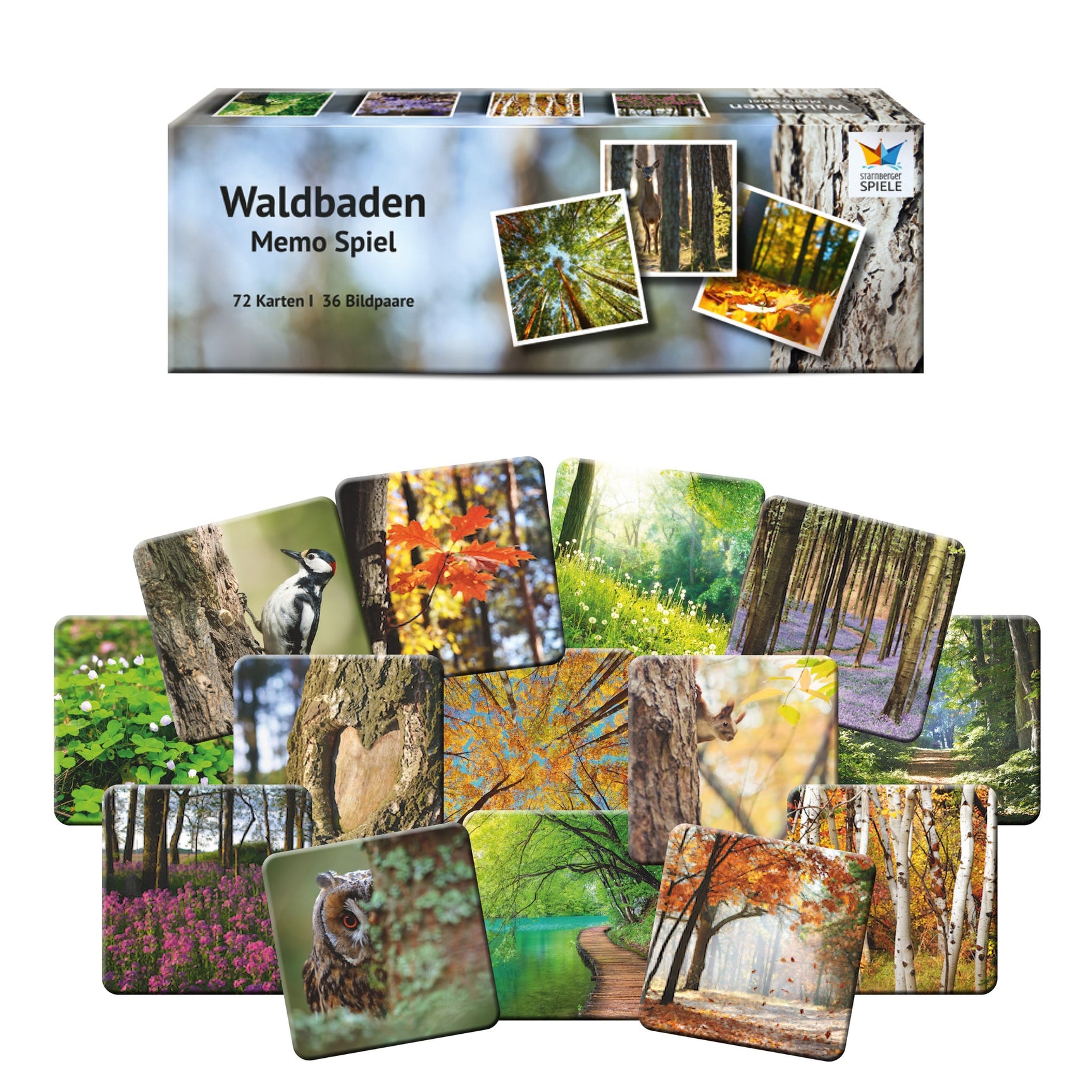 Waldbaden - Memospiel (a.k.a. Forest Swimming Memo Game) (Import)