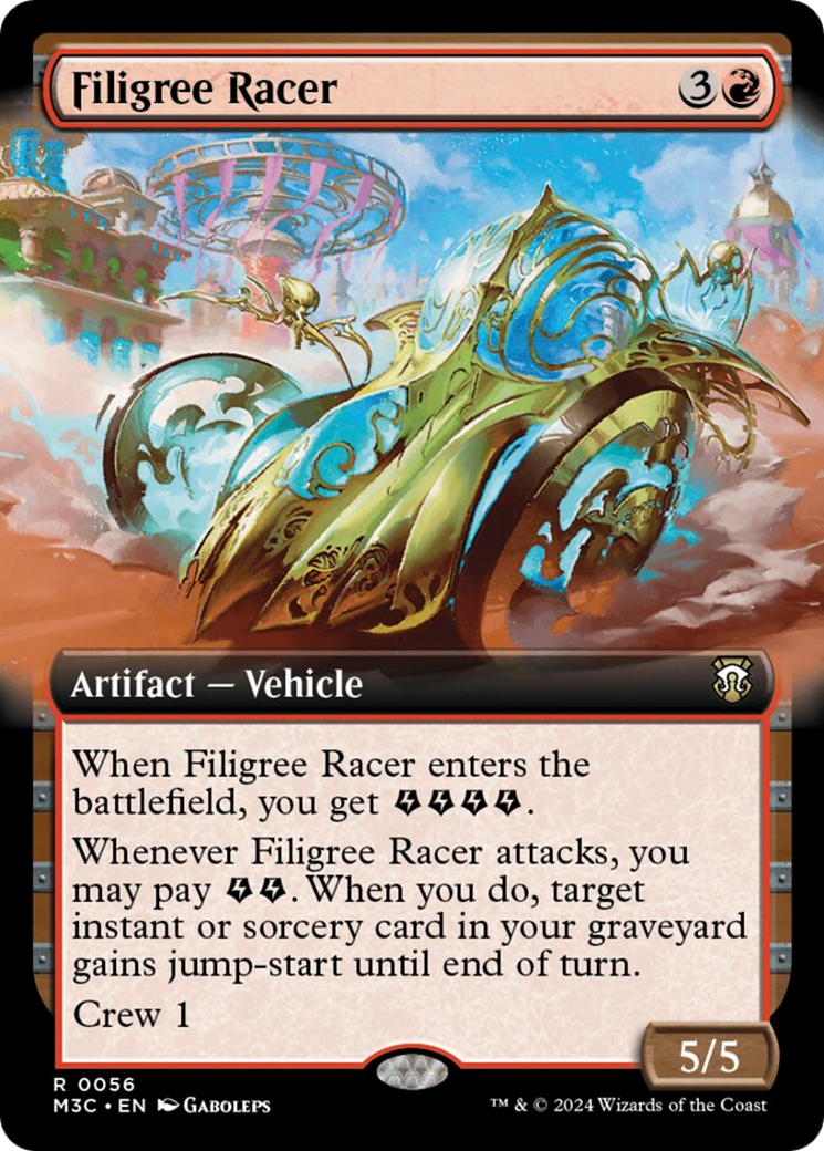 Filigree Racer (M3C-056) - Modern Horizons 3 Commander: (Extended Art) [Rare]