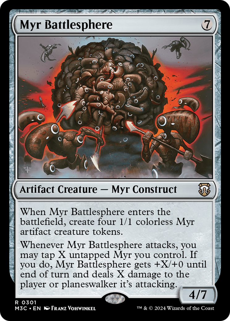 Myr Battlesphere (M3C-301) - Modern Horizons 3 Commander Foil [Rare]