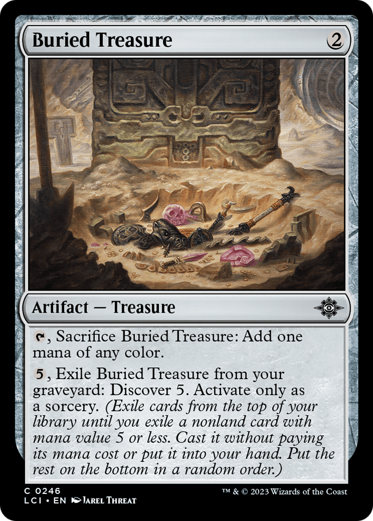 Buried Treasure (LCI-246) - The Lost Caverns of Ixalan [Common]