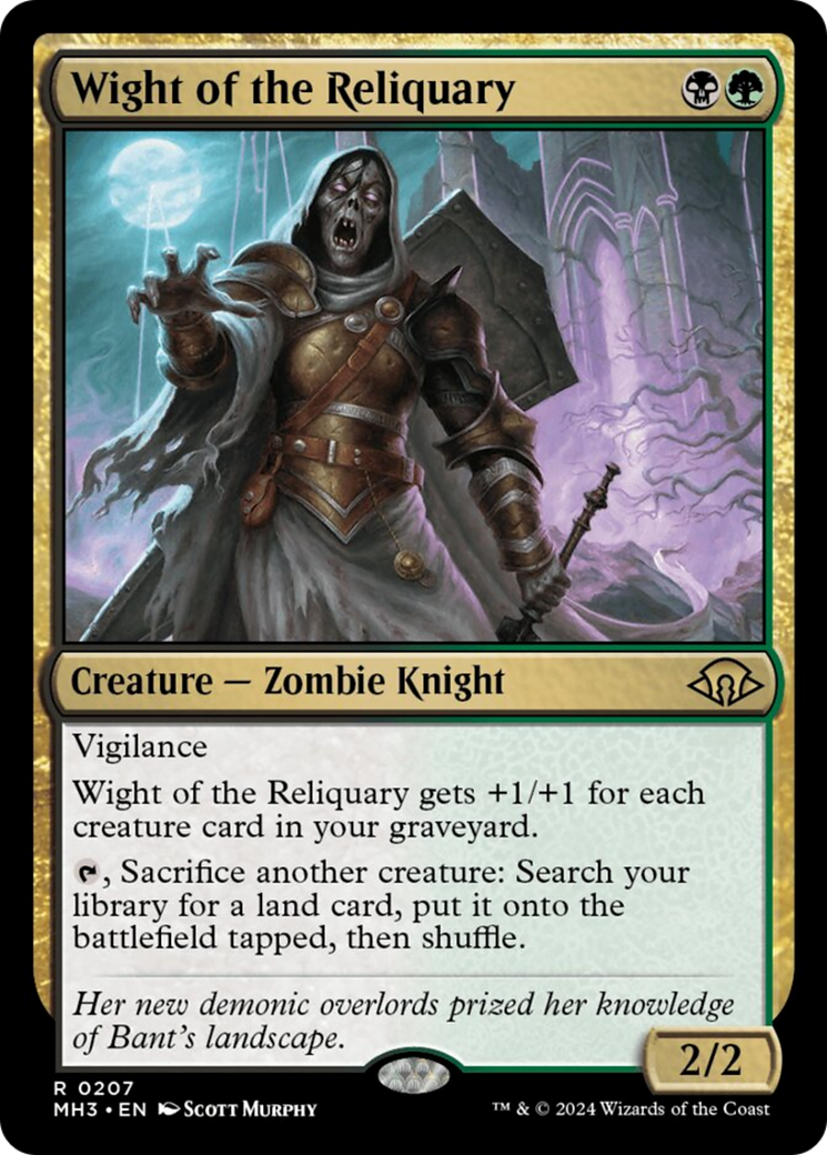 Wight of the Reliquary (MH3-207) - Modern Horizons 3 Foil [Rare]