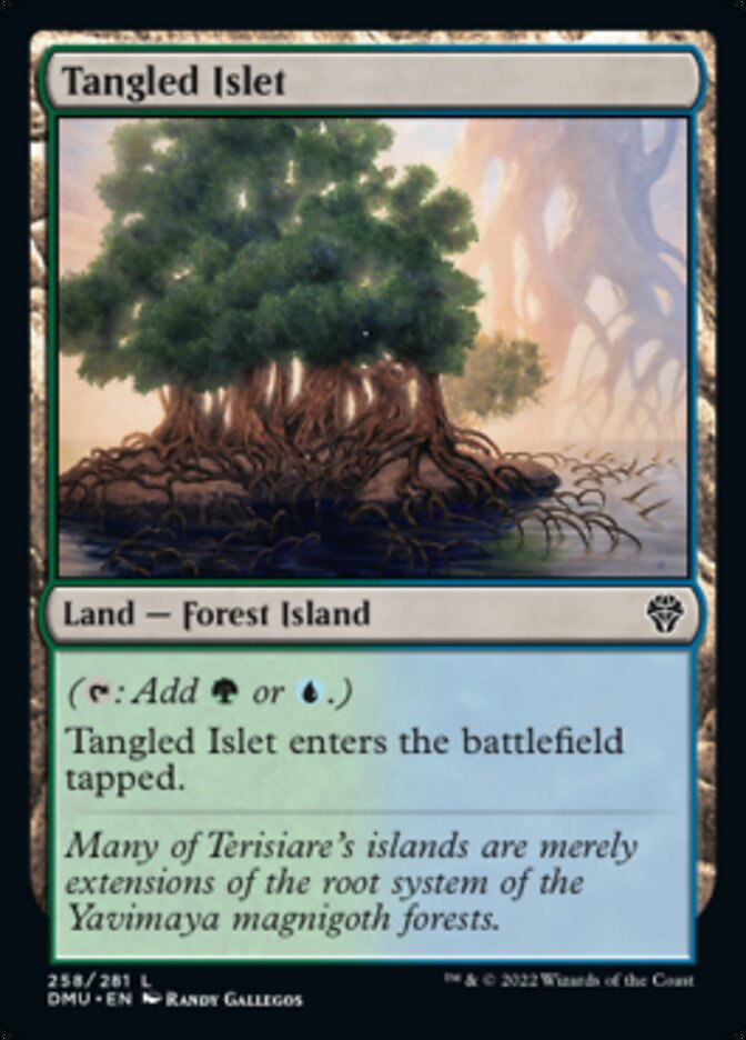 Tangled Islet (DMU-258) - Dominaria United [Common]