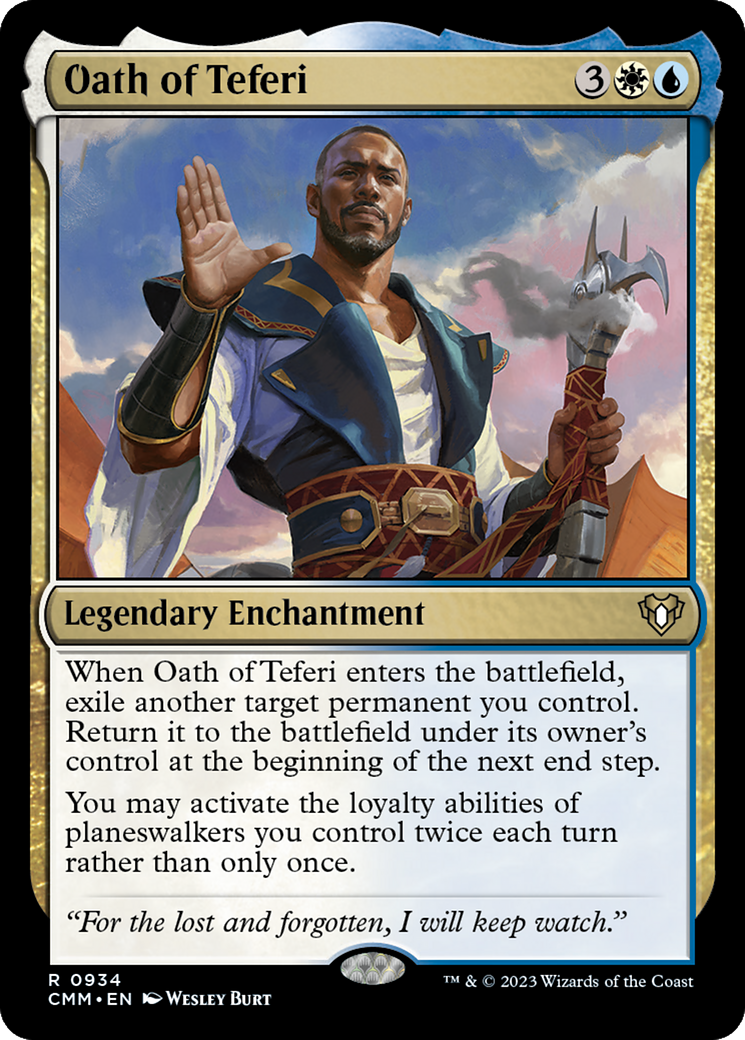 Oath of Teferi (CMM-934) - Commander Masters [Rare]