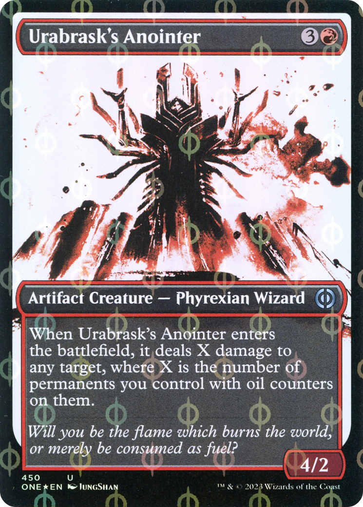 Urabrask's Anointer (ONE-450) - Phyrexia: All Will Be One: (Showcase) Foil [Uncommon]