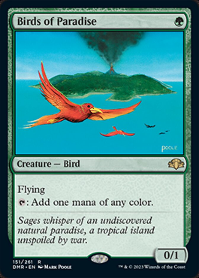 Birds of Paradise (DMR-151) - Dominaria Remastered [Rare]