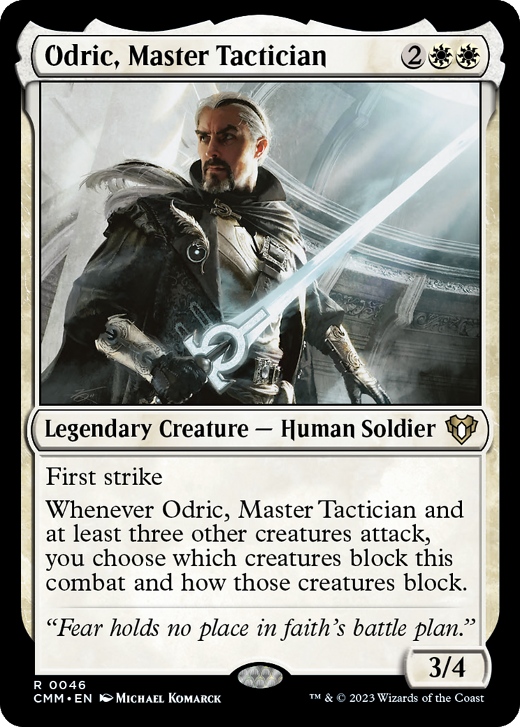 Odric, Master Tactician (CMM-046) - Commander Masters [Rare]