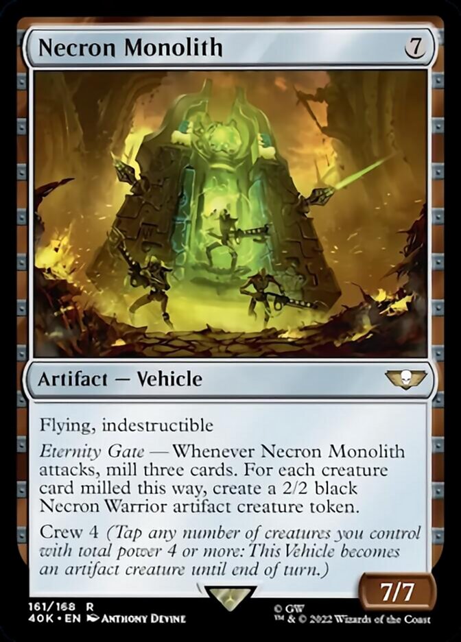 Necron Monolith (40K-161) - Warhammer 40,000 Commander [Rare]