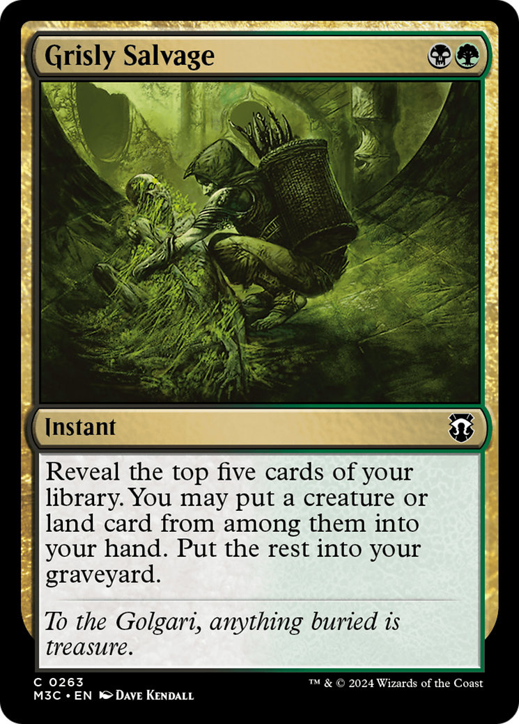 Grisly Salvage (M3C-263) - Modern Horizons 3 Commander Foil [Common]