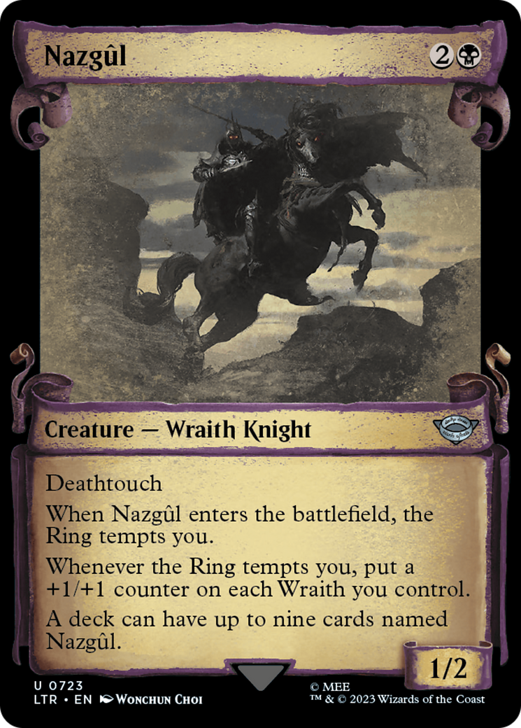 Nazgûl (LTR-723) - The Lord of the Rings: Tales of Middle-earth: (Showcase) Scroll [Uncommon]