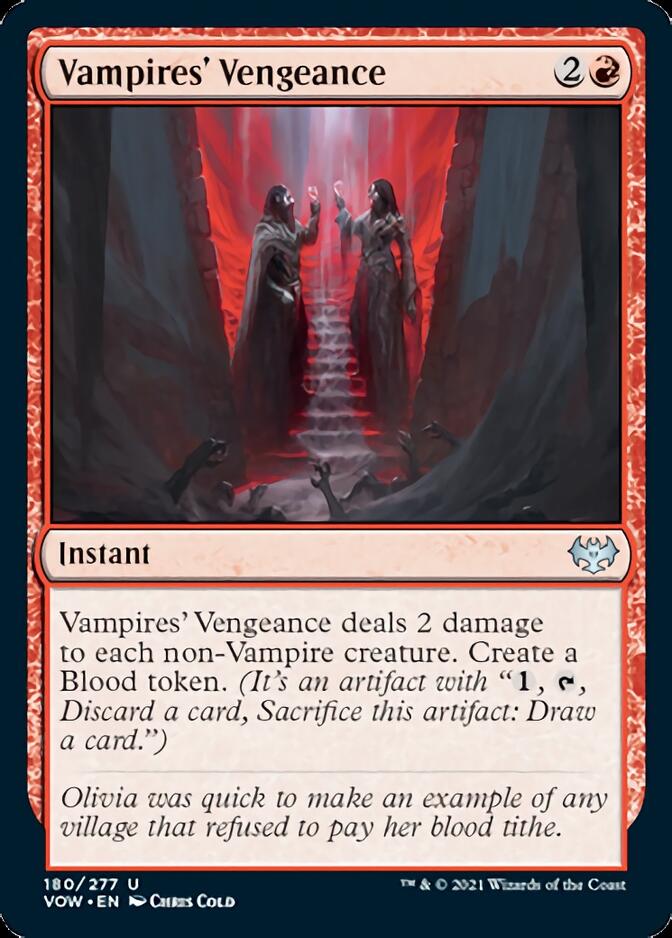 Vampires' Vengeance (VOW-180) - Innistrad: Crimson Vow [Uncommon]