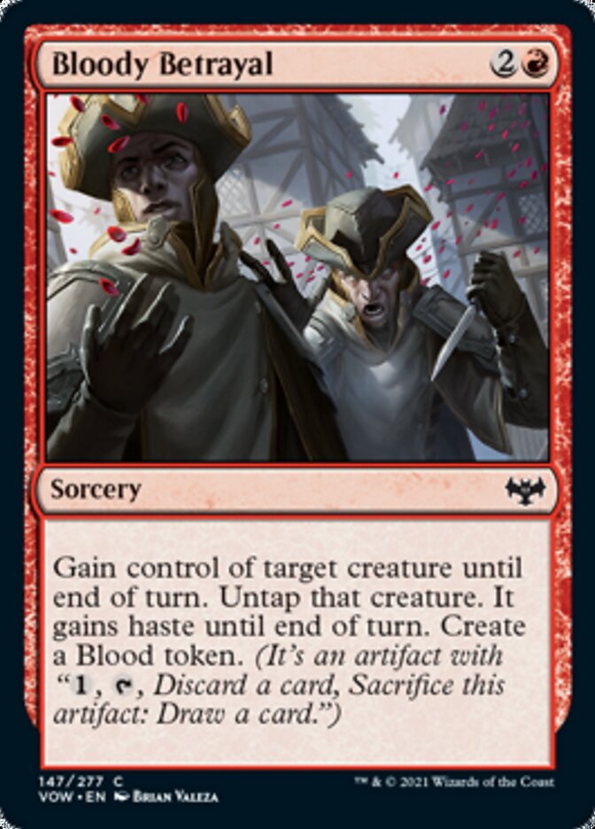 Bloody Betrayal (VOW-147) - Innistrad: Crimson Vow [Common]