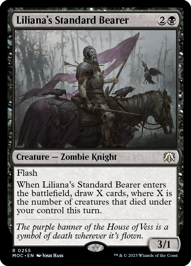 Liliana's Standard Bearer (MOC-255) - March of the Machine Commander [Rare]