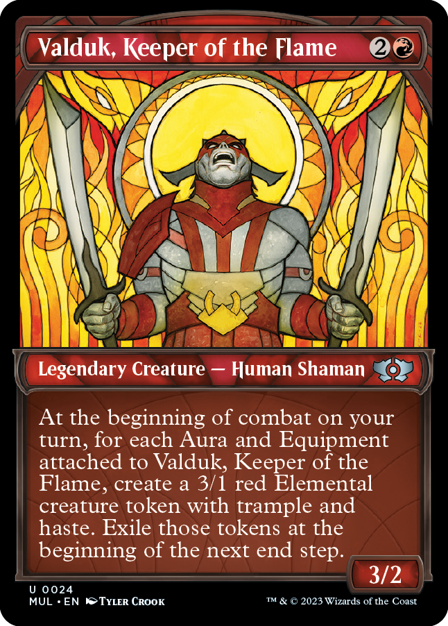 Valduk, Keeper of the Flame (MUL-024) - Multiverse Legends: (Showcase) [Uncommon]