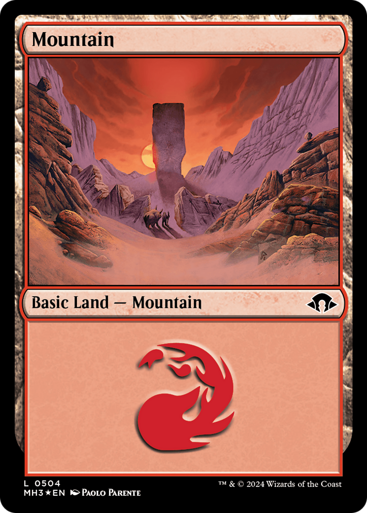 Mountain (MH3-504) - Modern Horizons 3 Foil [Common]