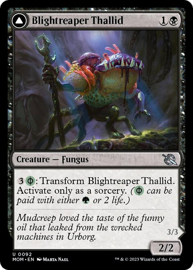 Blightreaper Thallid // Blightsower Thallid (MOM-092) - March of the Machine [Uncommon]