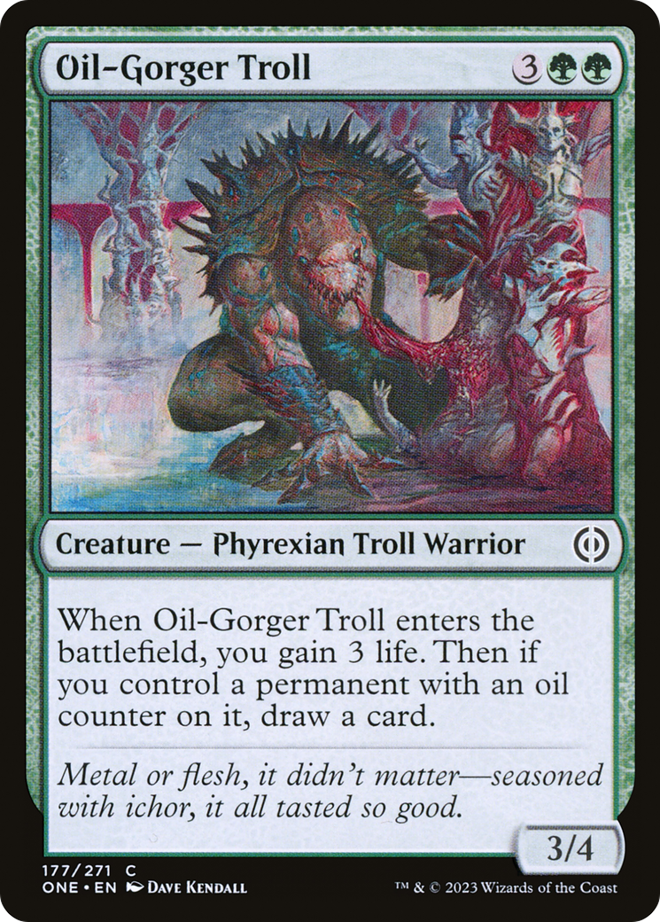 Oil-Gorger Troll (ONE-177) - Phyrexia: All Will Be One [Common]