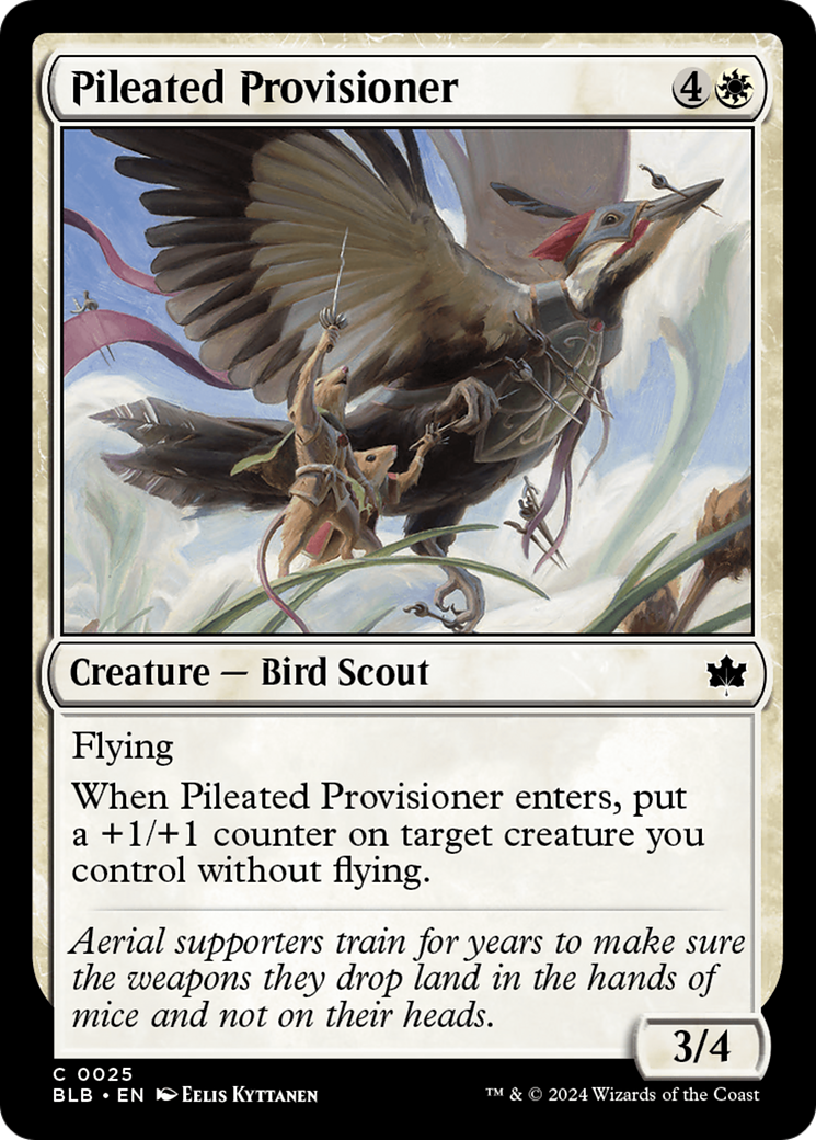 Pileated Provisioner (BLB-025) - Bloomburrow [Common]