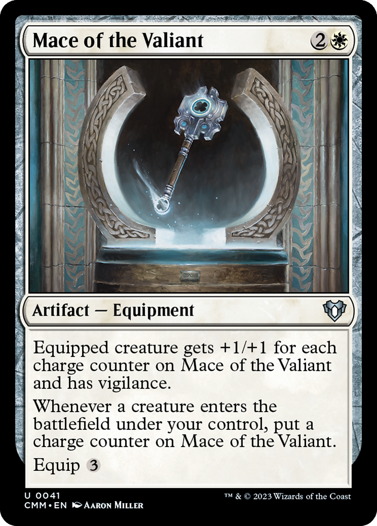 Mace of the Valiant (CMM-041) - Commander Masters [Uncommon]