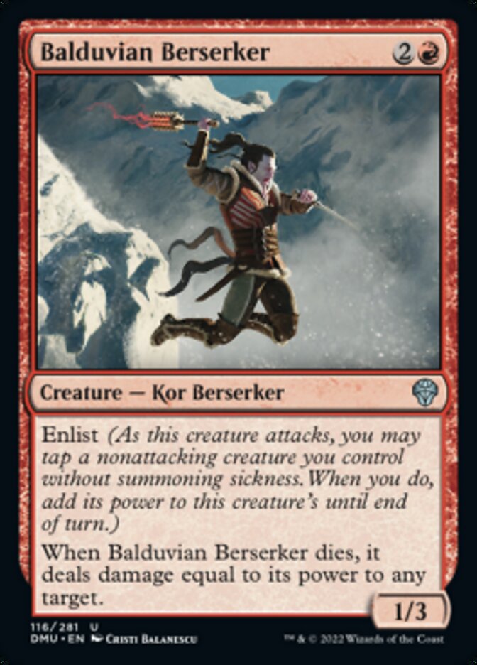 Balduvian Berserker (DMU-116) - Dominaria United [Uncommon]