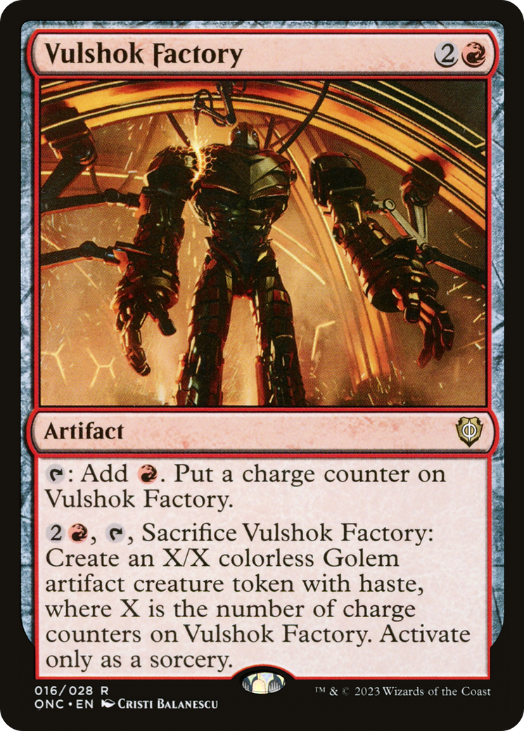 Vulshok Factory (ONC-016) - Phyrexia: All Will Be One Commander [Rare]