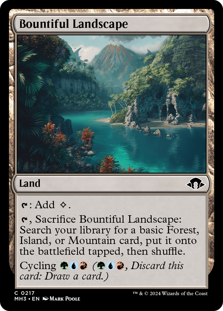 Bountiful Landscape (MH3-217) - Modern Horizons 3 [Common]