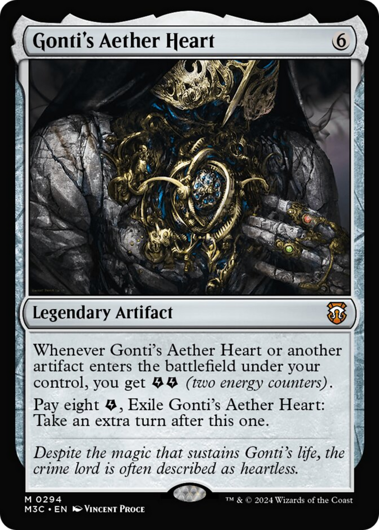 Gonti's Aether Heart (M3C-294) - Modern Horizons 3 Commander [Mythic]