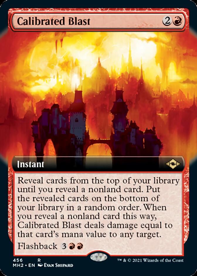 Calibrated Blast (MH2-456) - Modern Horizons 2: (Extended Art) [Rare]